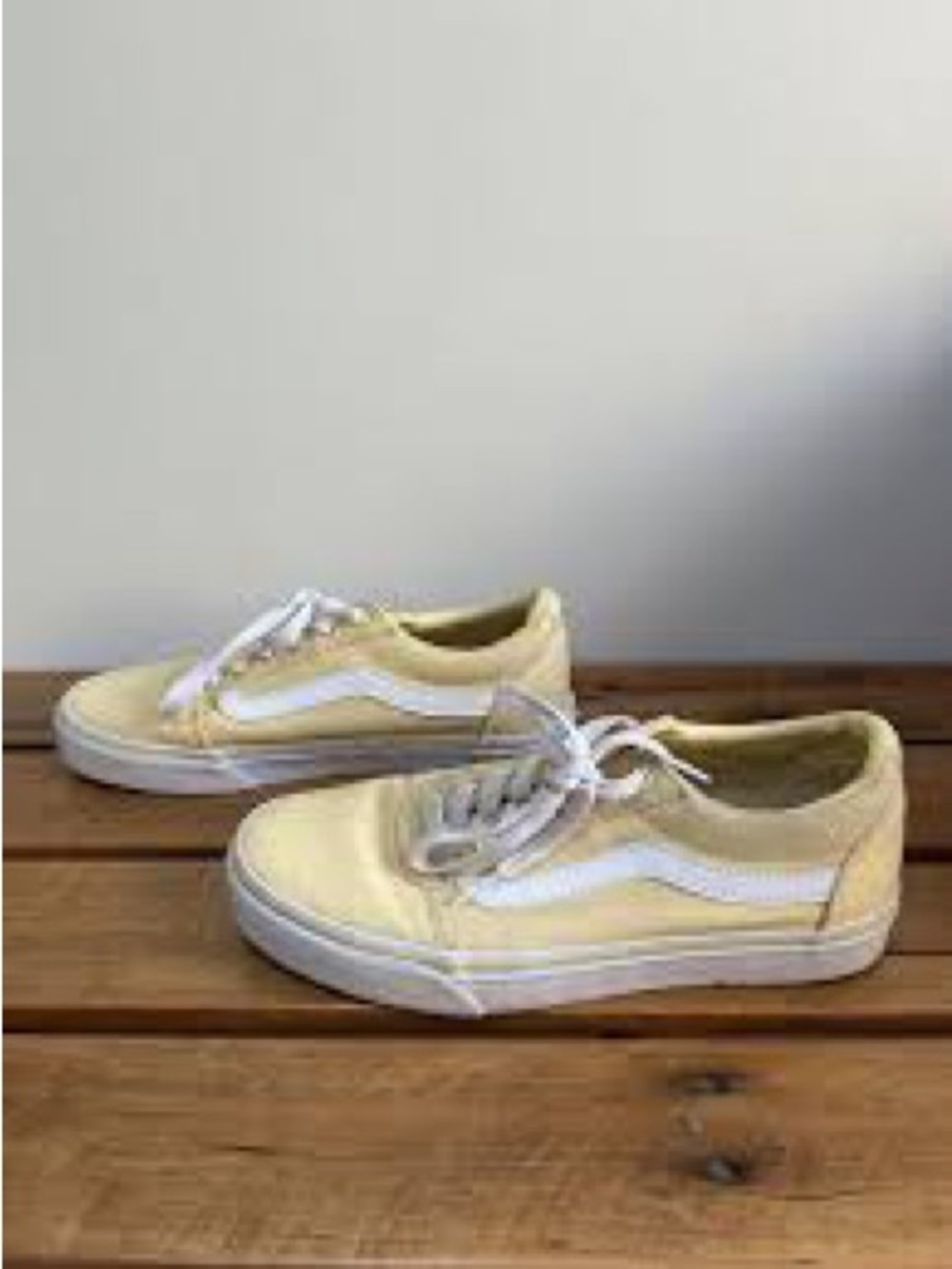 ❤️🔥4/$20❤️🔥Vans Old Skool Yellow and White Low-Top Canvas Sneakers